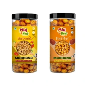 Peri Peri & Barbeque Makhana (Roasted Foxnut Snack Duo)