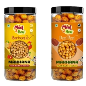 Peri Peri & Barbeque Makhana (Roasted Foxnut Snack Duo)